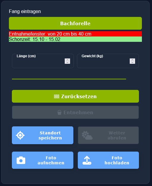 Digitale Fischereiregeln